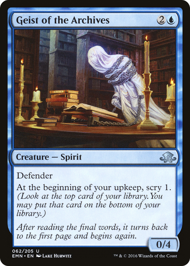 Magic: The Gathering - Geist of the Archives - Eldritch Moon