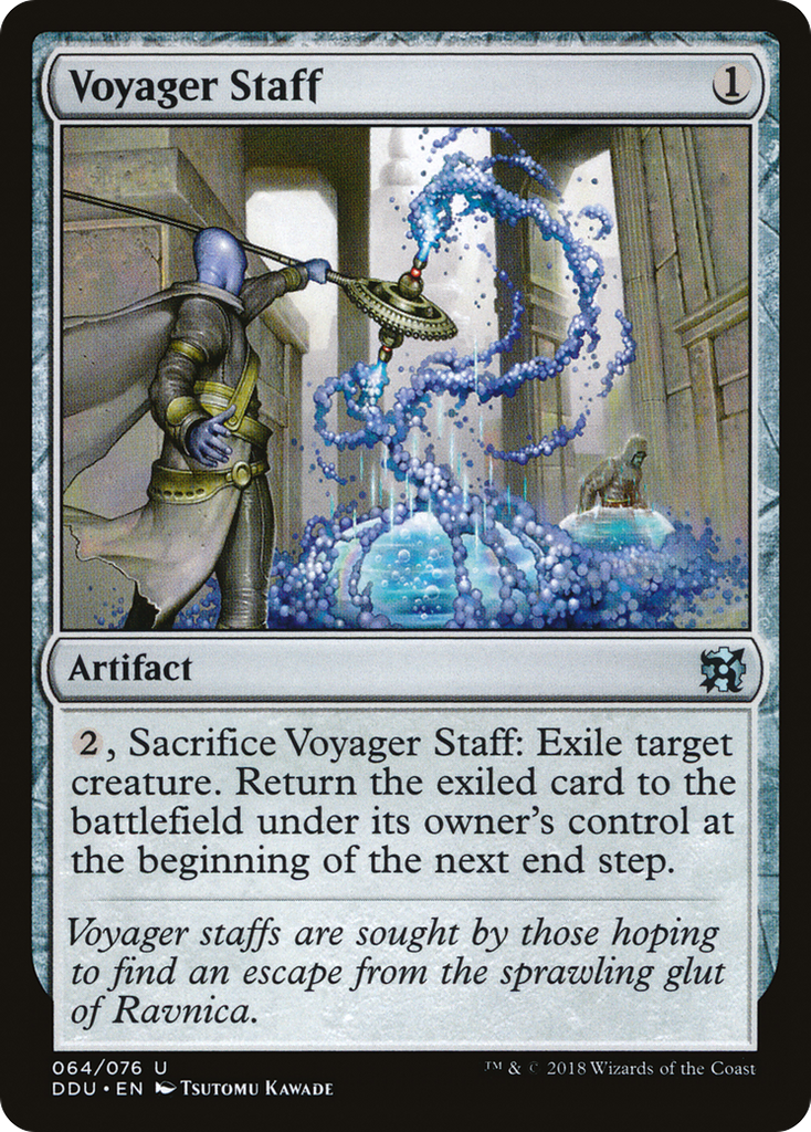 Magic: The Gathering - Voyager Staff - Duel Decks: Elves vs. Inventors