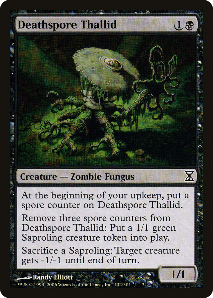 Magic: The Gathering - Deathspore Thallid - Time Spiral
