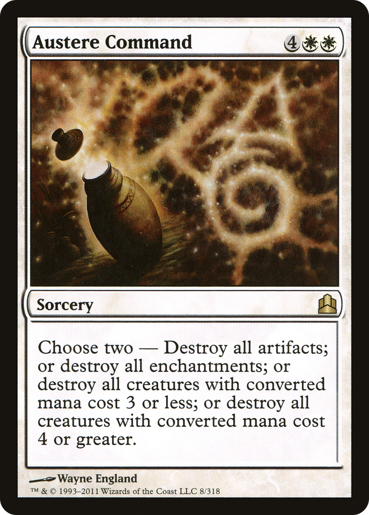 Magic: The Gathering - Austere Command - Commander 2011