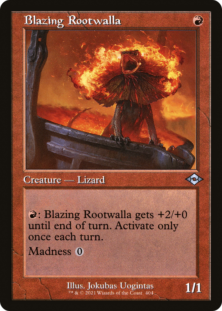 Magic: The Gathering - Blazing Rootwalla - Modern Horizons 2