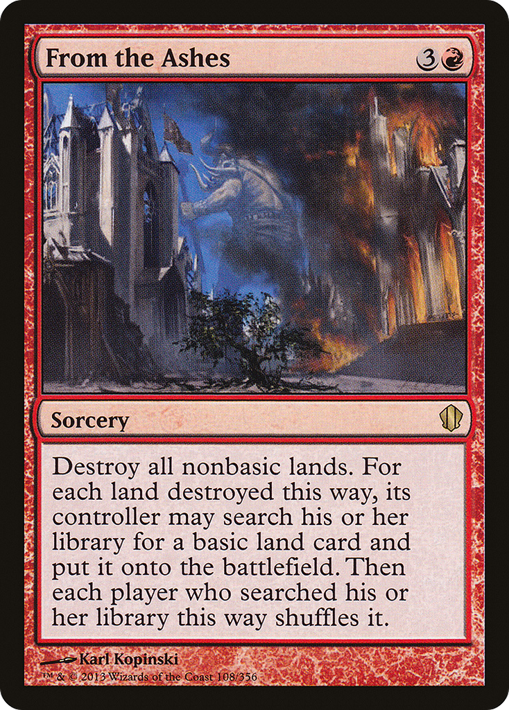 Magic: The Gathering - From the Ashes - Commander 2013