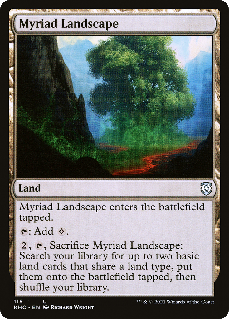 Magic: The Gathering - Myriad Landscape - Kaldheim Commander