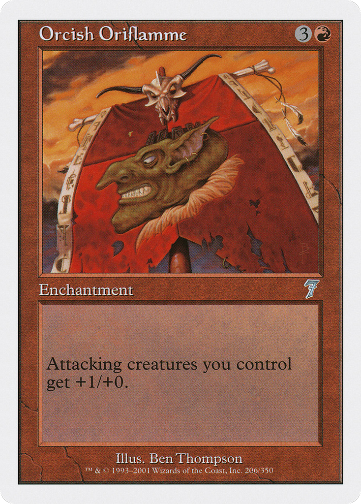 Magic: The Gathering - Orcish Oriflamme - Seventh Edition