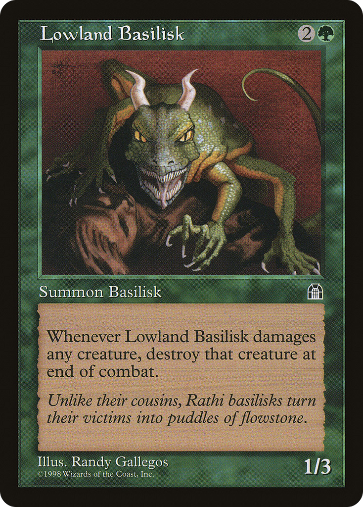 Magic: The Gathering - Lowland Basilisk - Stronghold