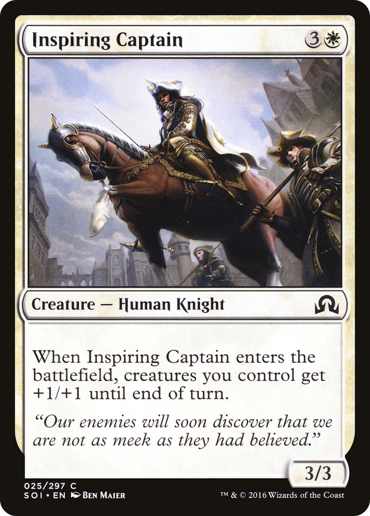 Magic: The Gathering - Inspiring Captain - Shadows over Innistrad