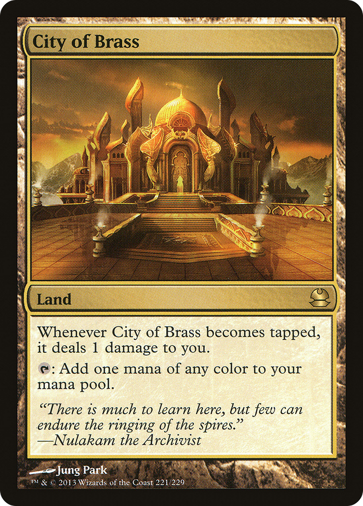 Magic: The Gathering - City of Brass - Modern Masters