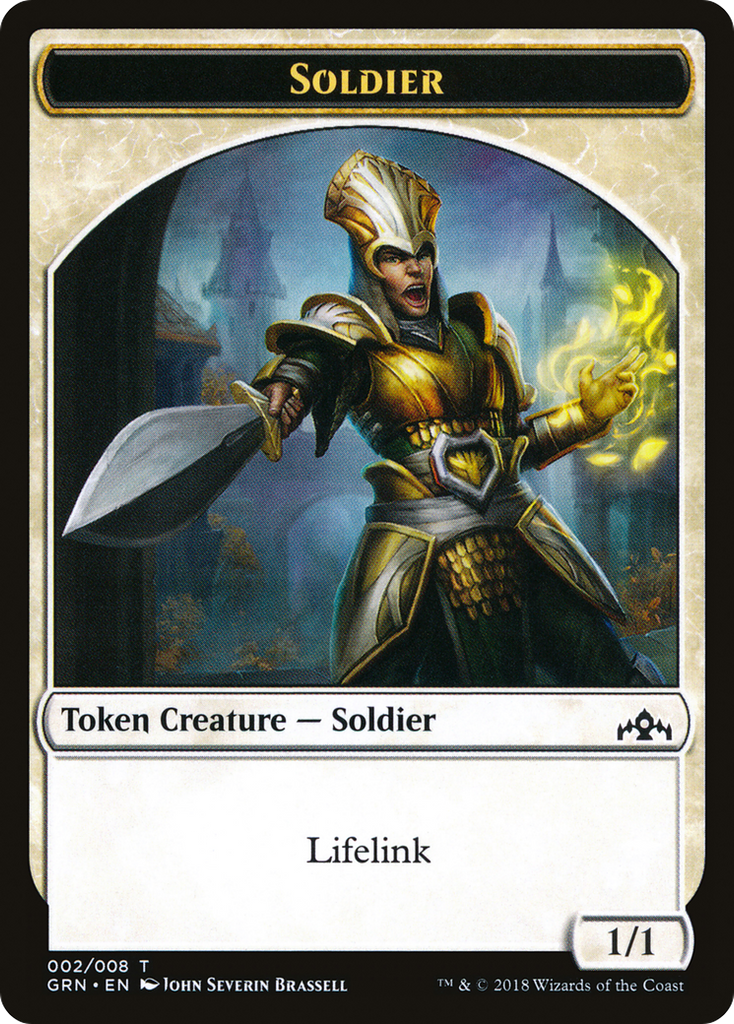 Magic: The Gathering - Soldier Token - Guilds of Ravnica Tokens