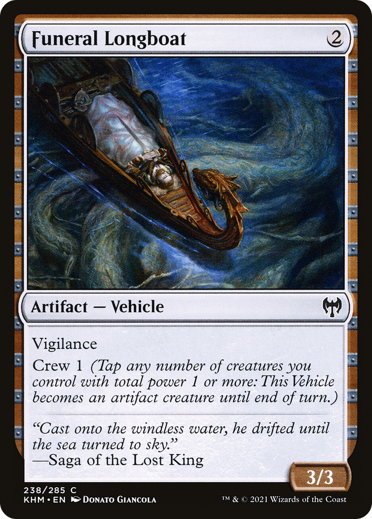 Magic: The Gathering - Funeral Longboat Foil - Kaldheim