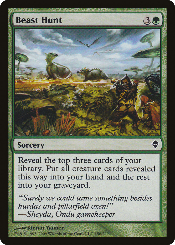 Magic: The Gathering - Beast Hunt - Zendikar