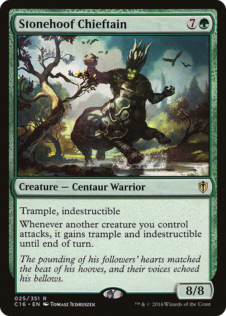 Magic: The Gathering - Stonehoof Chieftain - Commander 2016