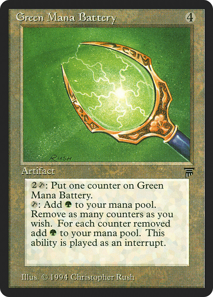 Magic: The Gathering - Green Mana Battery - Legends
