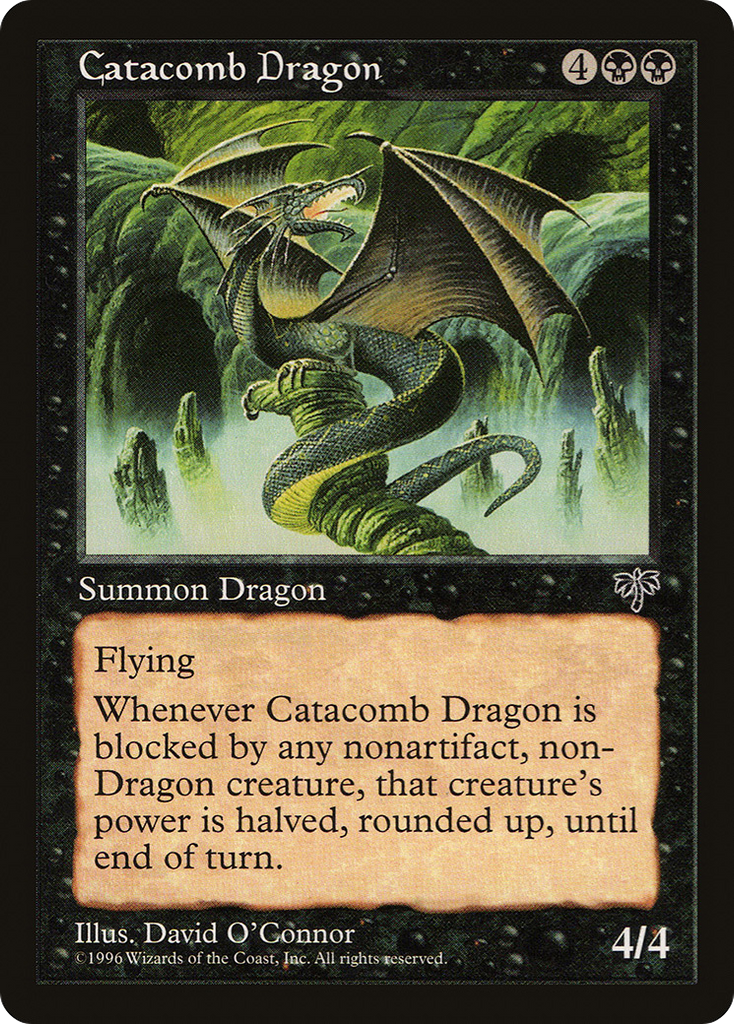 Magic: The Gathering - Catacomb Dragon - Mirage