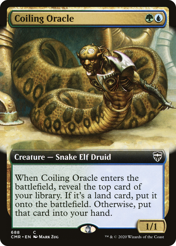 Magic: The Gathering - Coiling Oracle Foil - Commander Legends