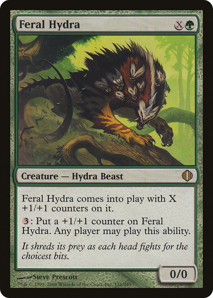 Magic: The Gathering - Feral Hydra - Shards of Alara