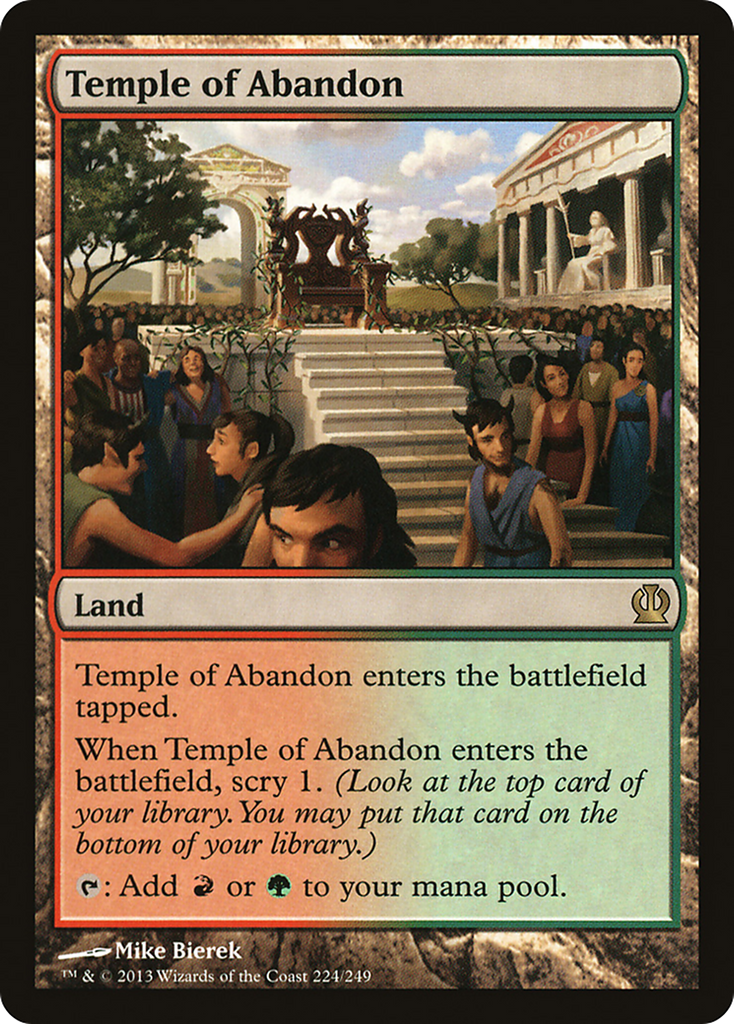 Magic: The Gathering - Temple of Abandon - Theros