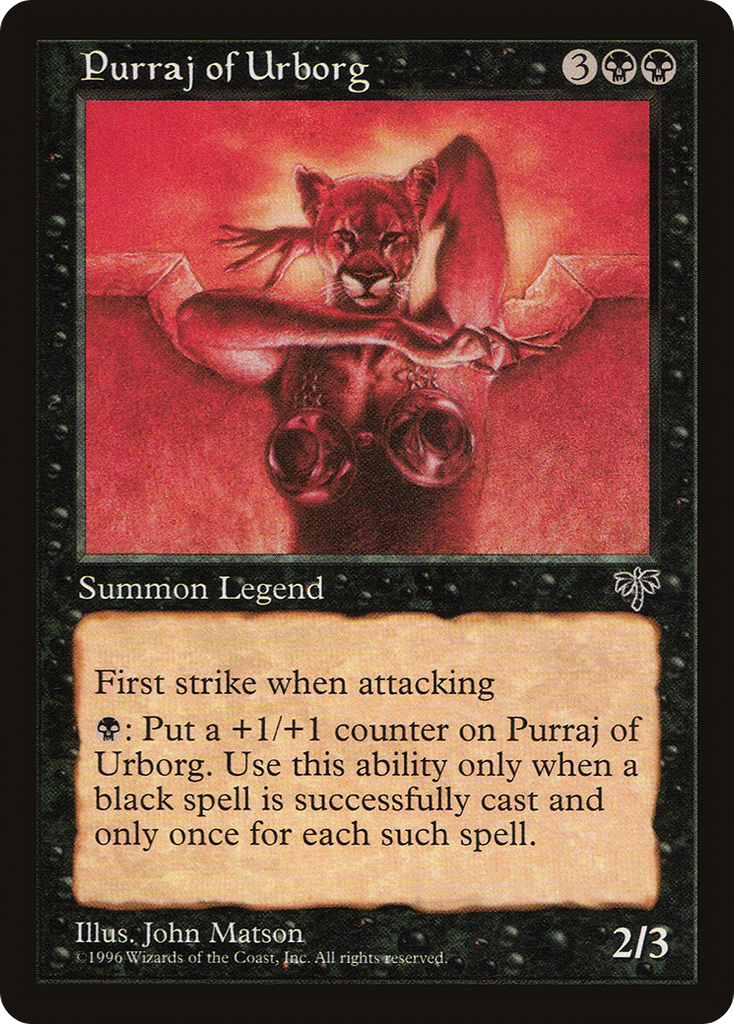 Magic: The Gathering - Purraj of Urborg - Mirage