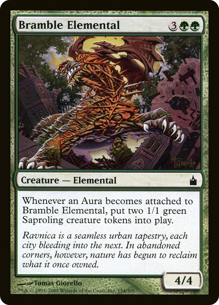 Magic: The Gathering - Bramble Elemental - Ravnica: City of Guilds