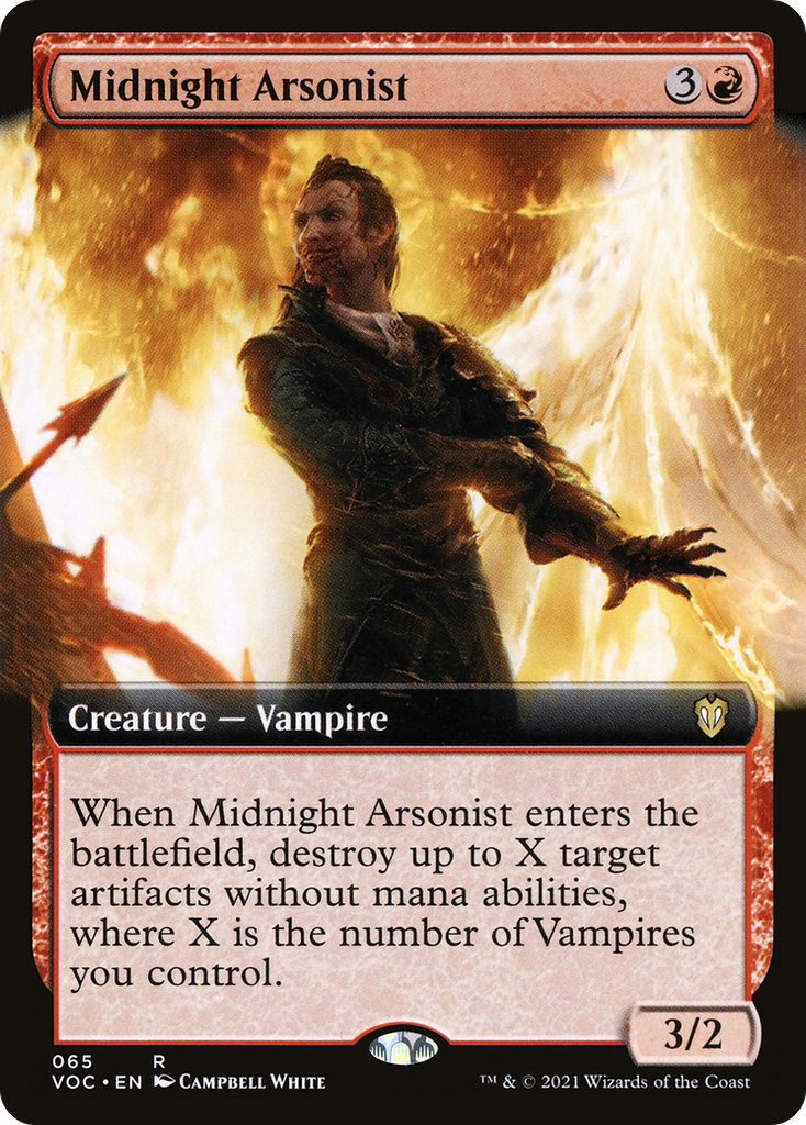 Magic: The Gathering - Midnight Arsonist - Crimson Vow Commander