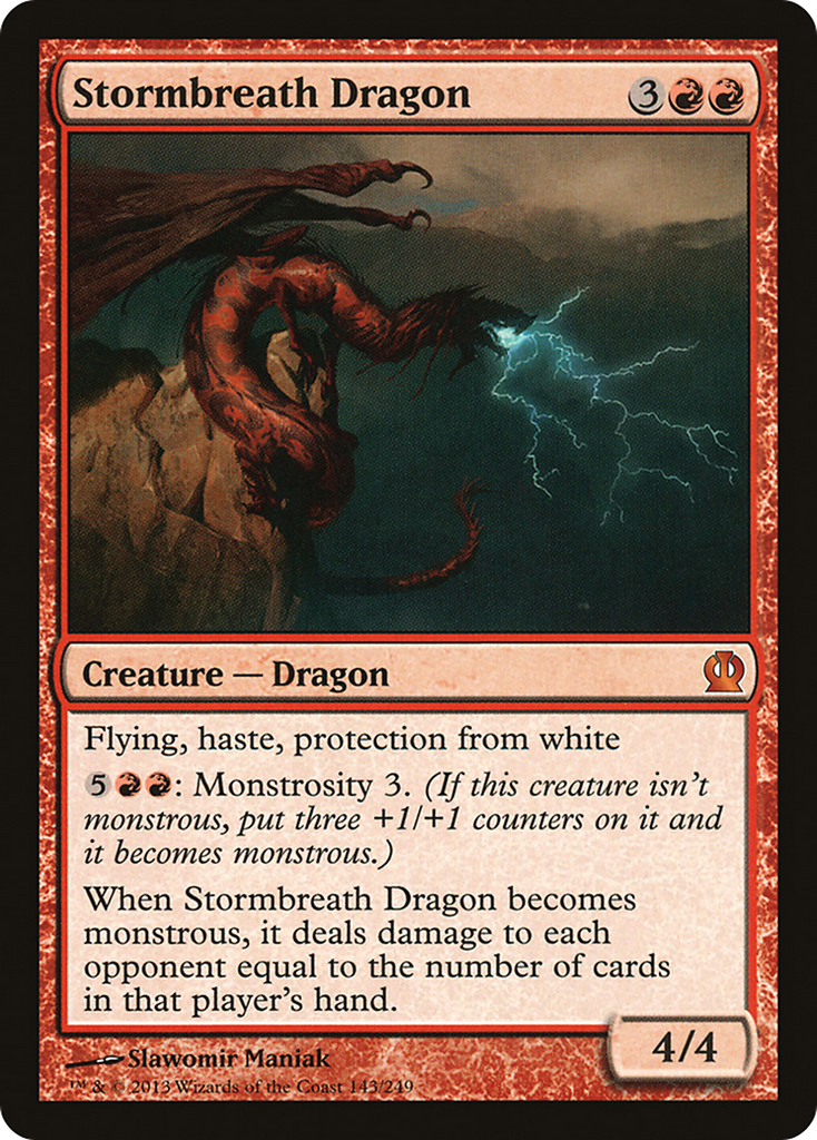 Magic: The Gathering - Stormbreath Dragon - Theros