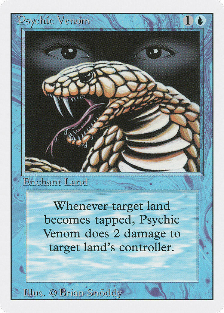 Magic: The Gathering - Psychic Venom - Revised Edition