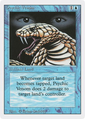 Magic: The Gathering - Psychic Venom - Revised Edition