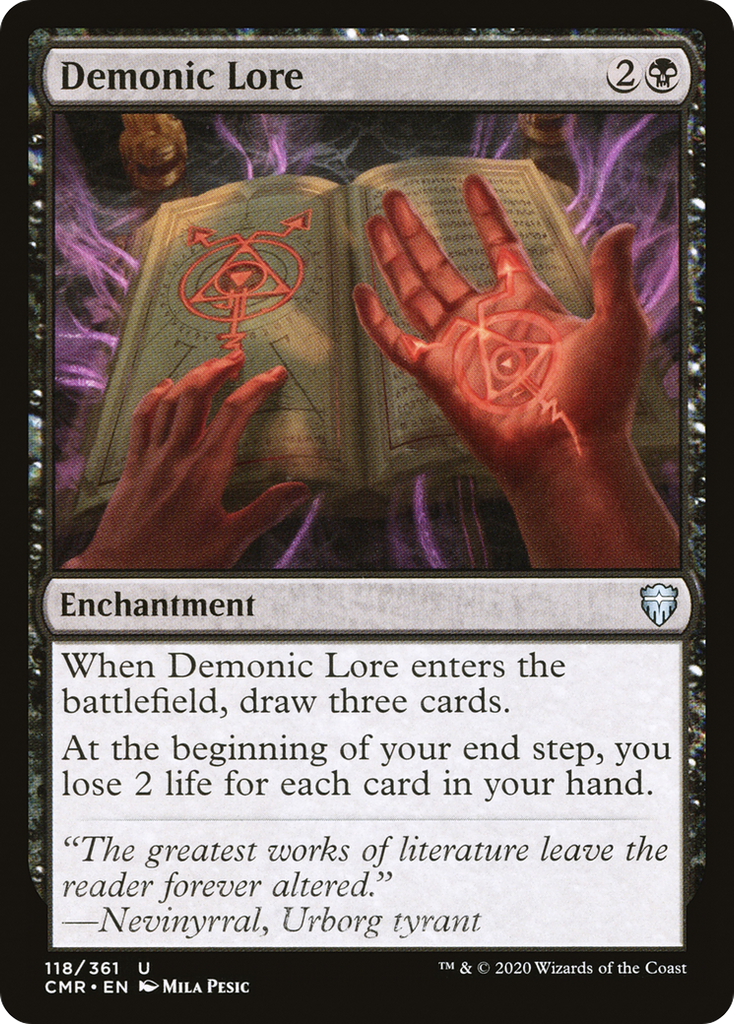 Magic: The Gathering - Demonic Lore - Commander Legends