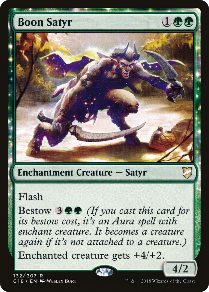 Magic: The Gathering - Boon Satyr - Commander 2018