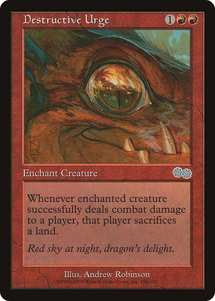 Magic: The Gathering - Destructive Urge - Urza's Saga