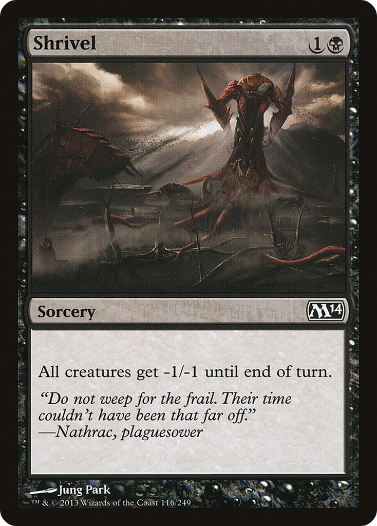 Magic: The Gathering - Shrivel - Magic 2014