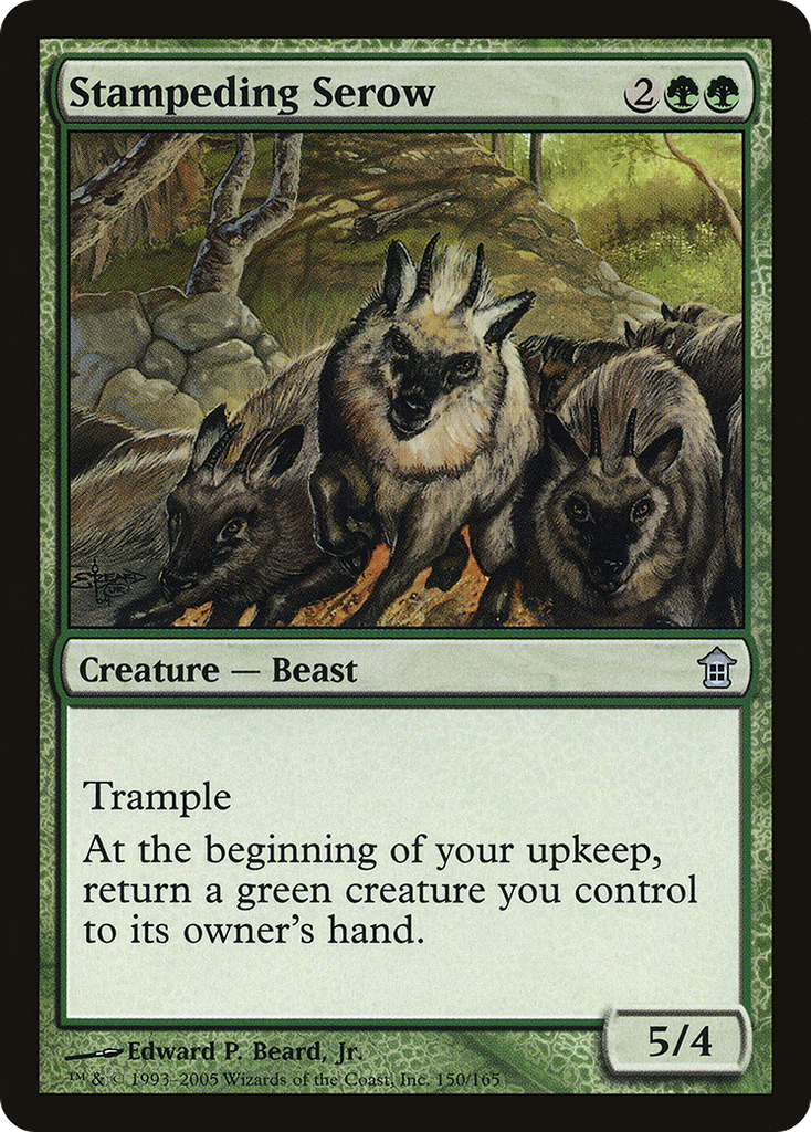 Magic: The Gathering - Stampeding Serow - Saviors of Kamigawa