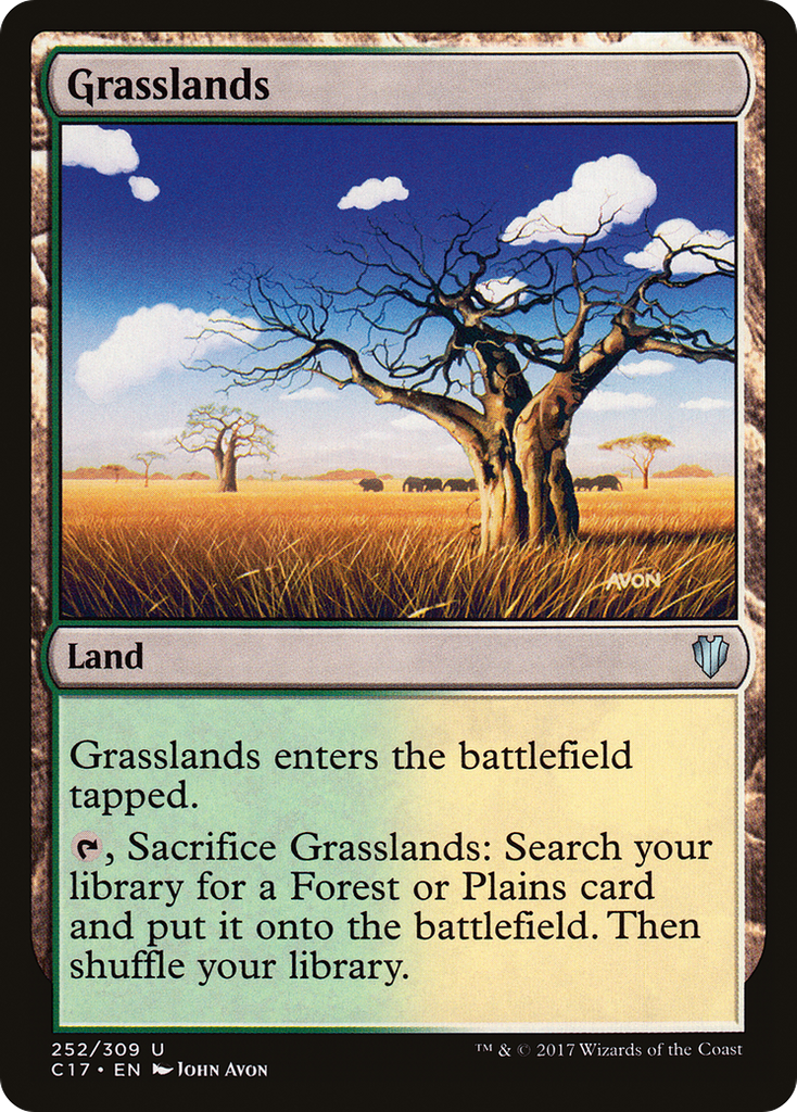 Magic: The Gathering - Grasslands - Commander 2017