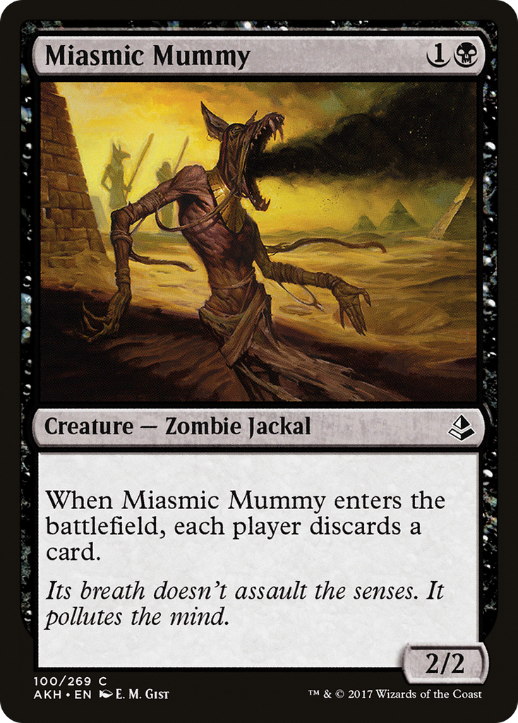 Magic: The Gathering - Miasmic Mummy - Amonkhet
