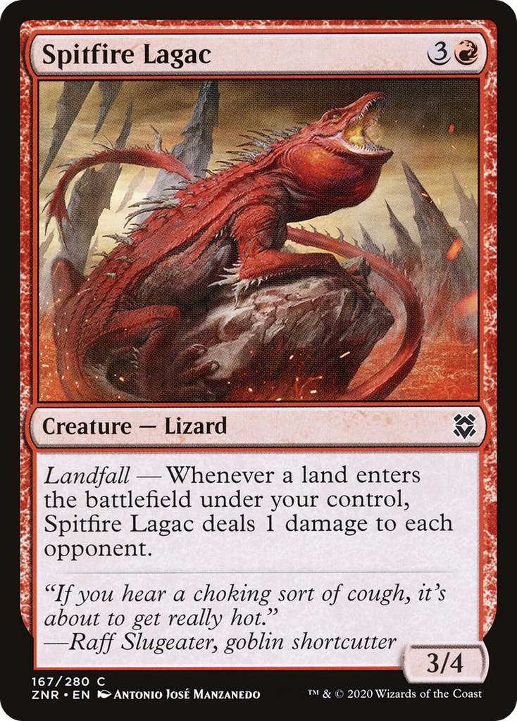 Magic: The Gathering - Spitfire Lagac Foil - Zendikar Rising