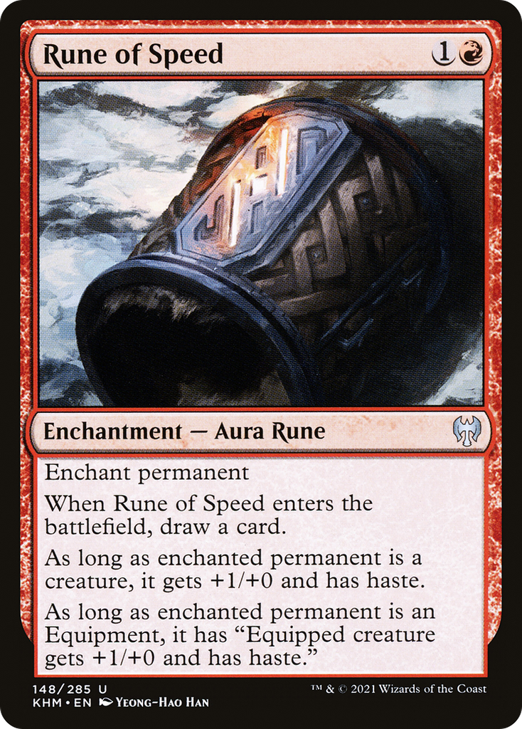 Magic: The Gathering - Rune of Speed - Kaldheim