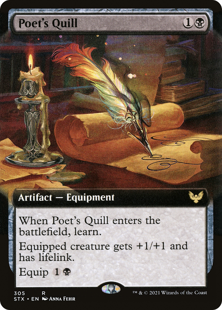 Magic: The Gathering - Poet's Quill Foil - Strixhaven: School of Mages