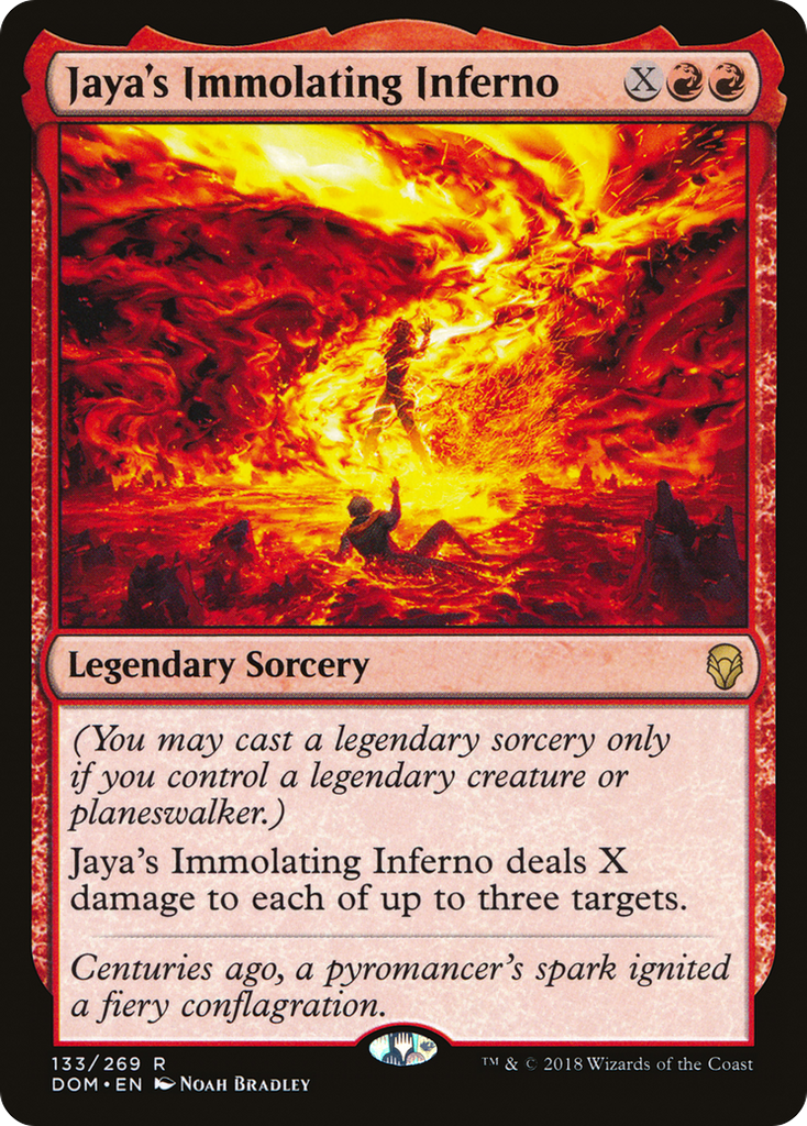 Magic: The Gathering - Jaya's Immolating Inferno - Dominaria