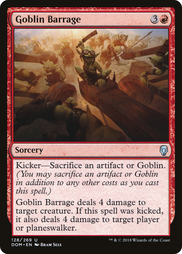 Magic: The Gathering - Goblin Barrage - Dominaria