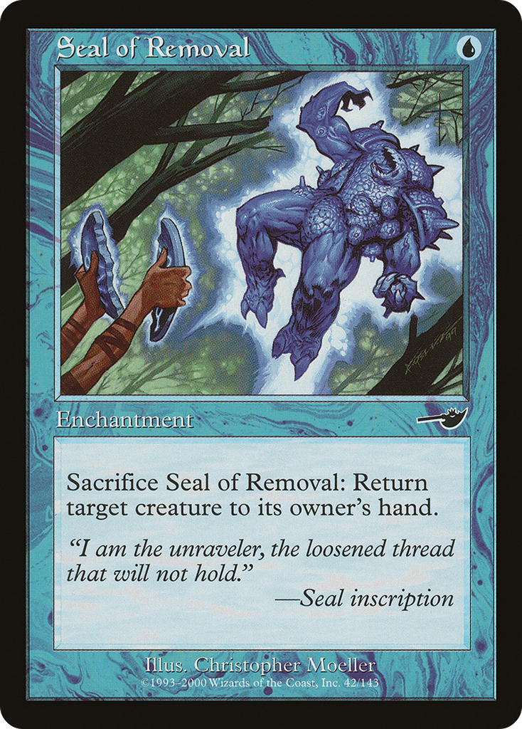 Magic: The Gathering - Seal of Removal - Nemesis