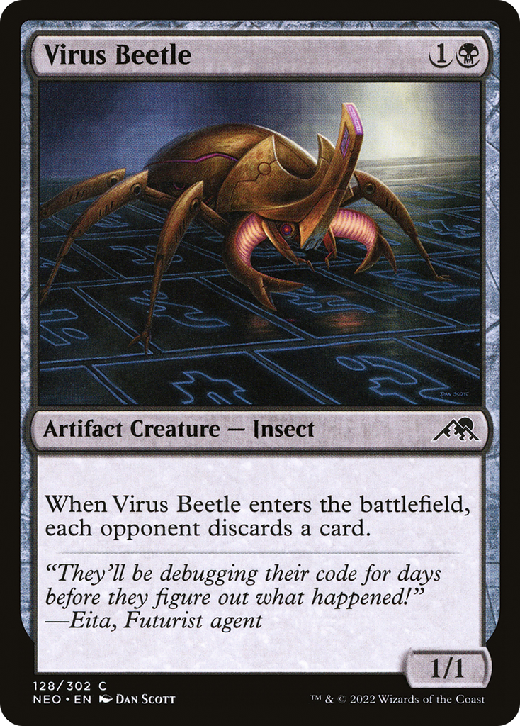 Magic: The Gathering - Virus Beetle - Kamigawa: Neon Dynasty