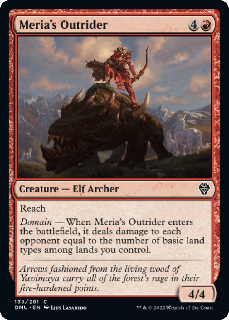 Magic: The Gathering - Meria's Outrider - Dominaria United