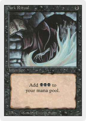 Magic: The Gathering - Dark Ritual - Revised Edition