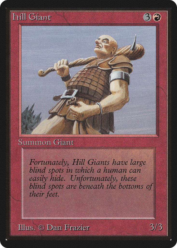 Magic: The Gathering - Hill Giant - Limited Edition Beta