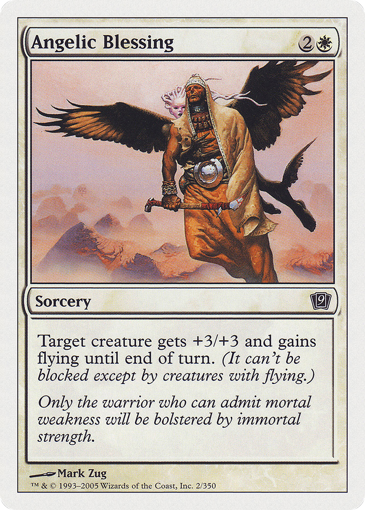 Magic: The Gathering - Angelic Blessing - Ninth Edition