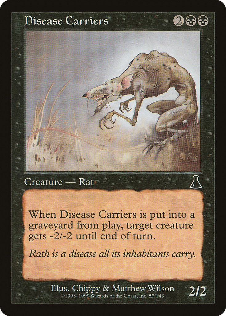 Magic: The Gathering - Disease Carriers - Urza's Destiny