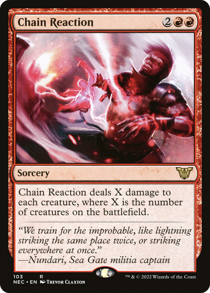 Magic: The Gathering - Chain Reaction - Neon Dynasty Commander