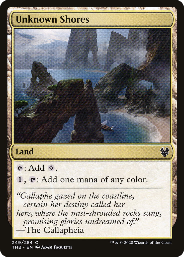 Magic: The Gathering - Unknown Shores Foil - Theros Beyond Death