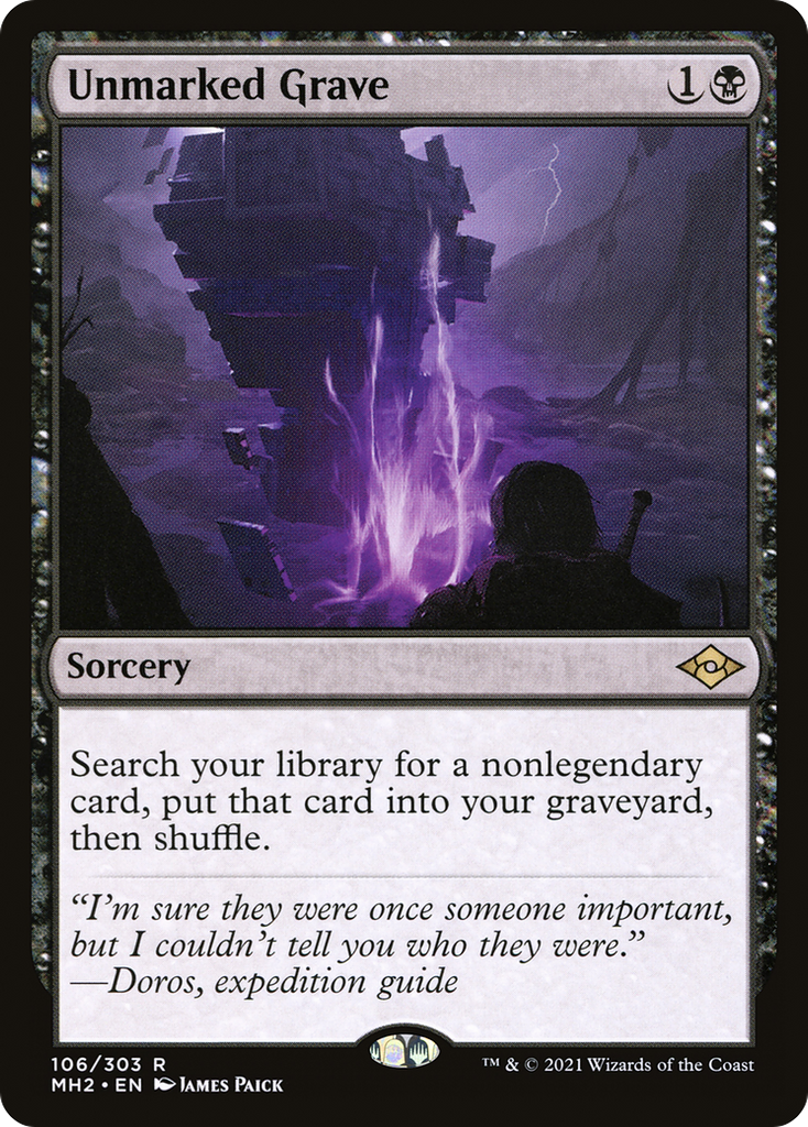Magic: The Gathering - Unmarked Grave - Modern Horizons 2