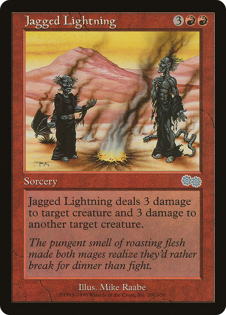 Magic: The Gathering - Jagged Lightning - Urza's Saga