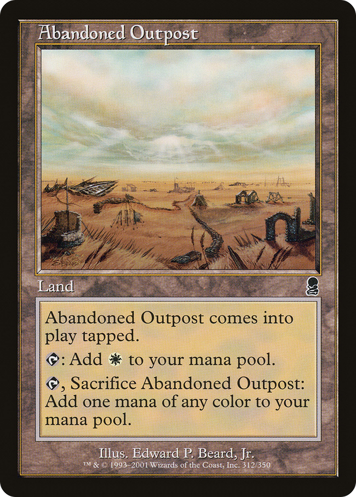 Magic: The Gathering - Abandoned Outpost - Odyssey